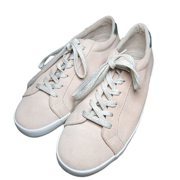 GAP Shoes - Gap Blush Pink & White Suede Sneakers Women's Shoes Size 10
